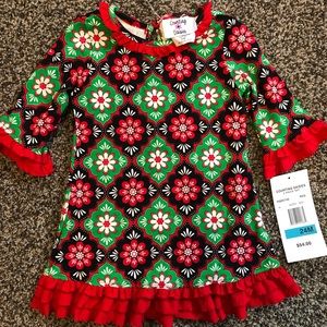 Counting Daisies Christmas Dress